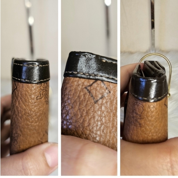 🤎🔹️MCM🔹️ brown cognac small compact wallet ✨️🤎 - Picture 5 of 13